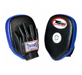 Боксерские ударные лапы Twins Special (PML-3 black-blue)